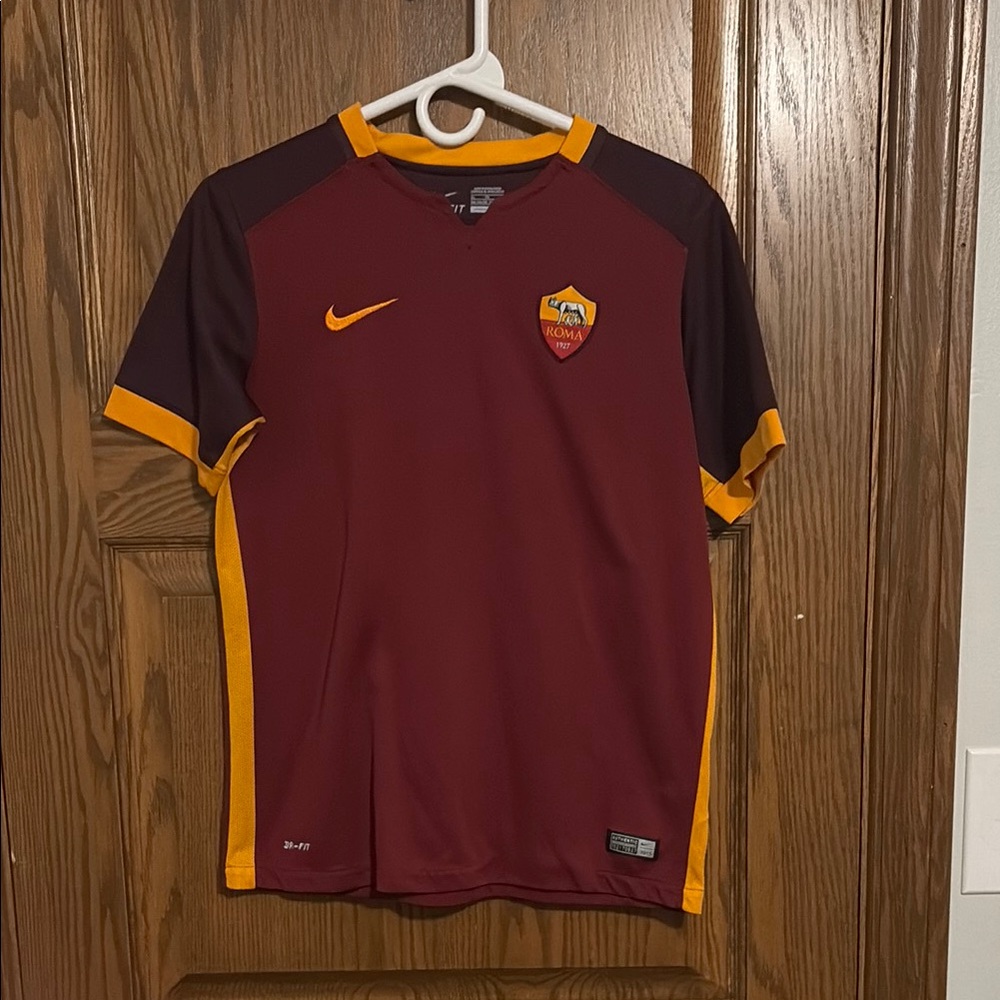 Nike AS Roma Maroon Soccer Jersey